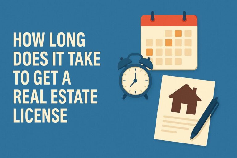 How Long Does It Take to Get a Real Estate License