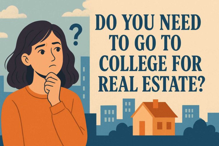 do you need to go to college for real estate