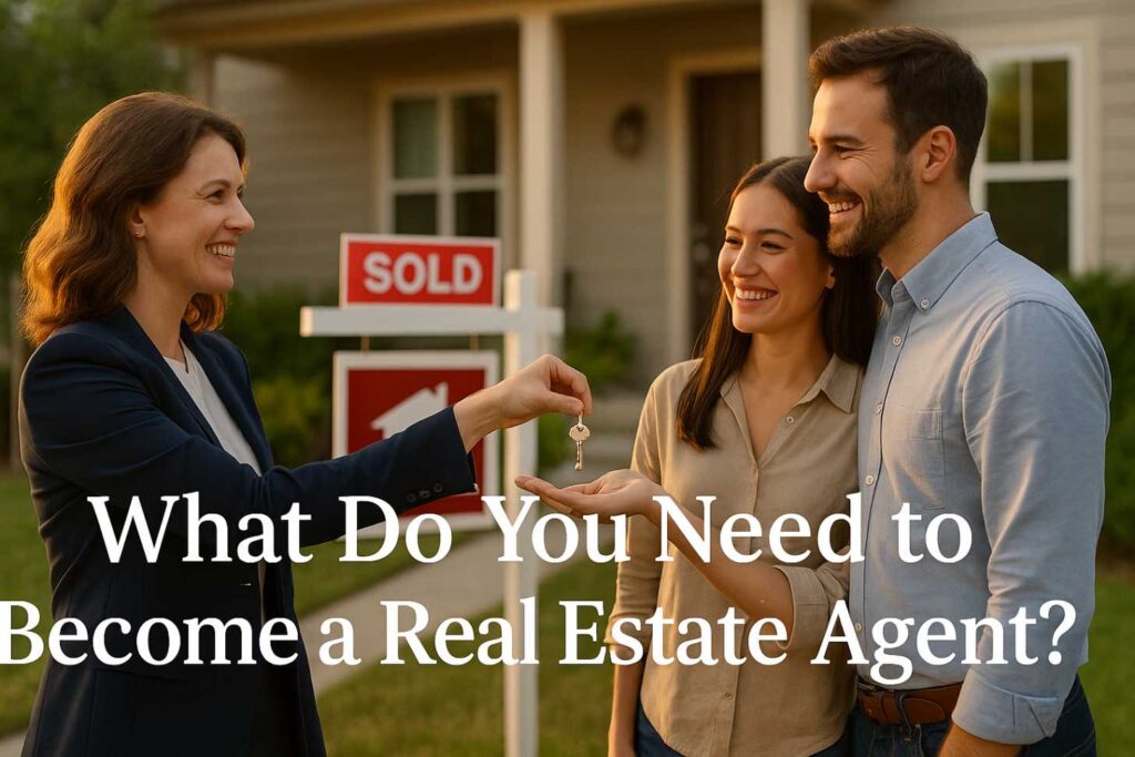 what do you need to become a real estate agent