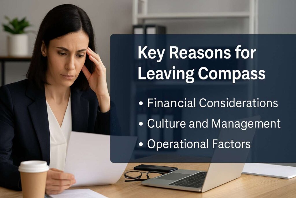 most common reasons agents decide to leave Compass